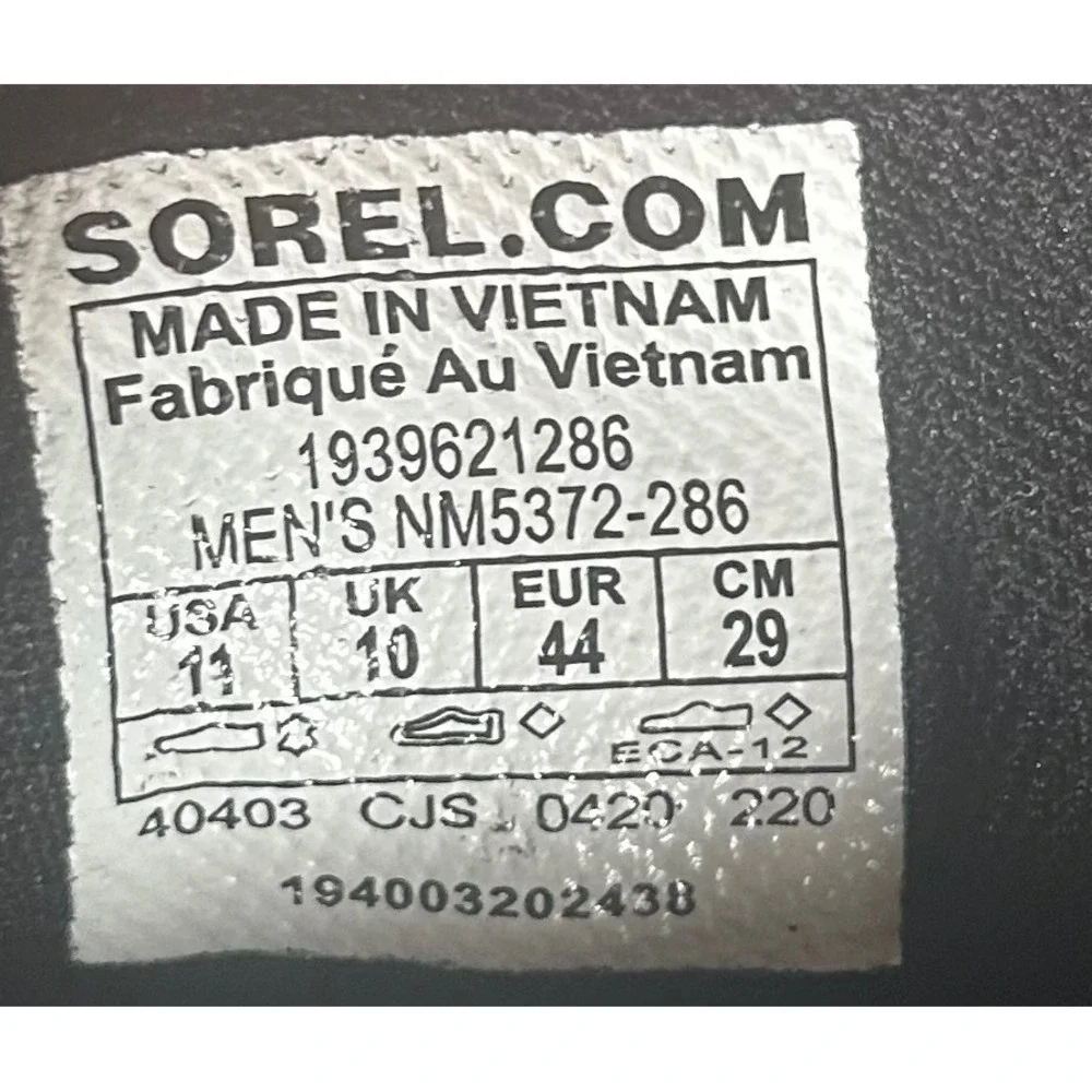Sorel Madson II Chukka Waterproof Tan Suede Boots Mens 11 NM5372-286
